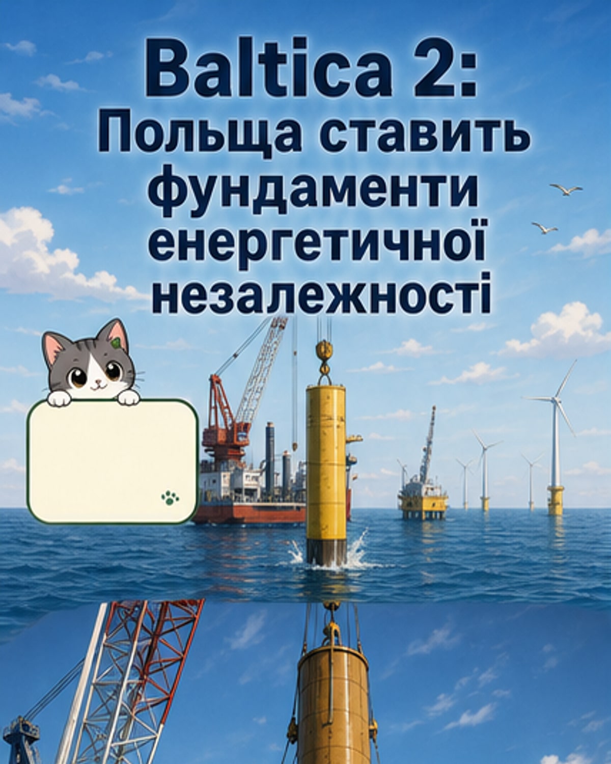 Початок епохи морської вітричної енергетики в Польщі