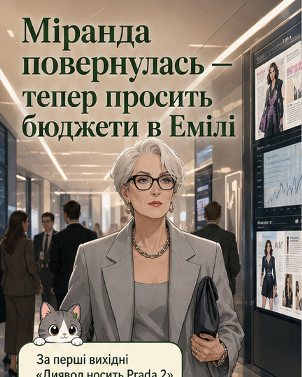 Меріл Стріп про друге життя Міранди