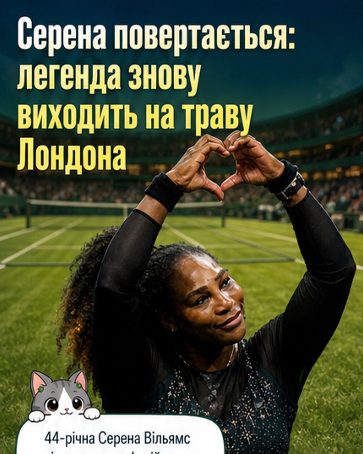Серена Вільямс повертається