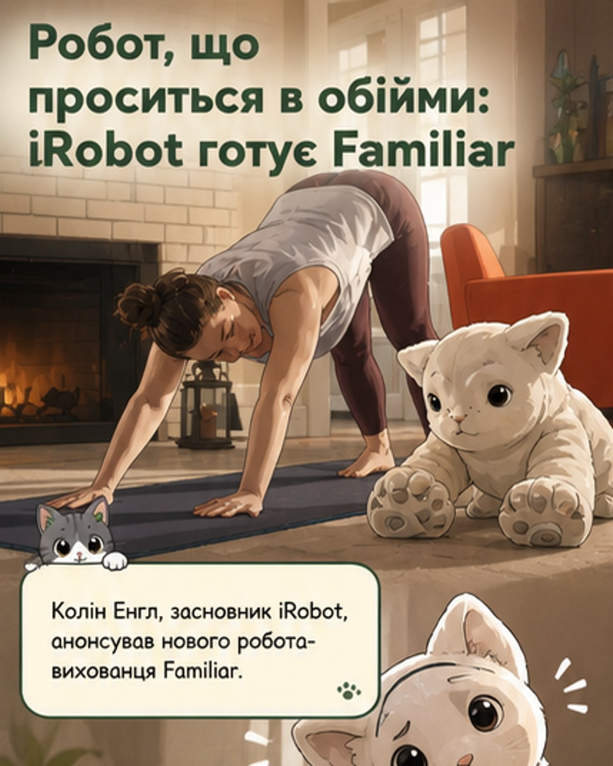 Цей робот-вихованець поводиться як живий