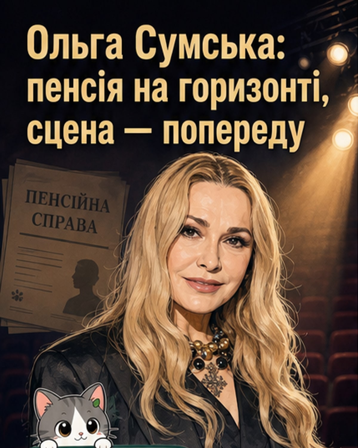 Ольга Сумська — про пенсію після 45 років у кіно