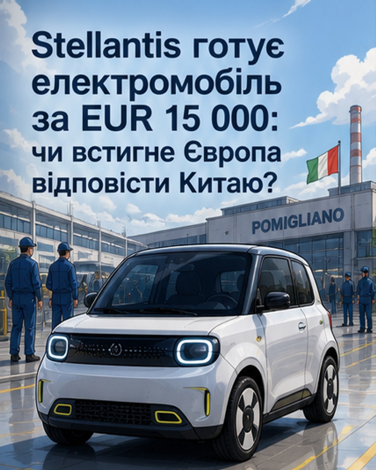 Stellantis готує електромобіль за 15 тис. євро