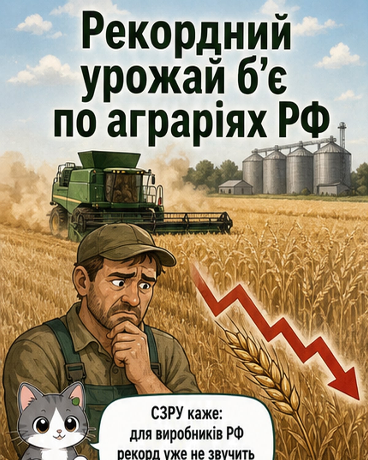Рекордне зерно, але збитки