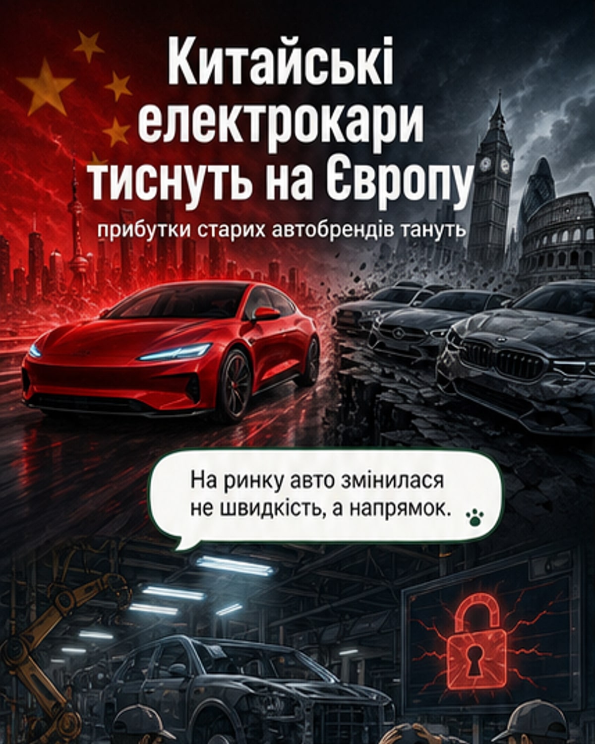 Китайські електрокари змінюють ринок