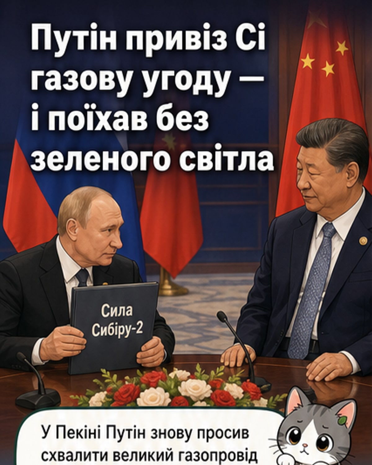 Путіну не вдалося переконати Сі Цзіньпіна