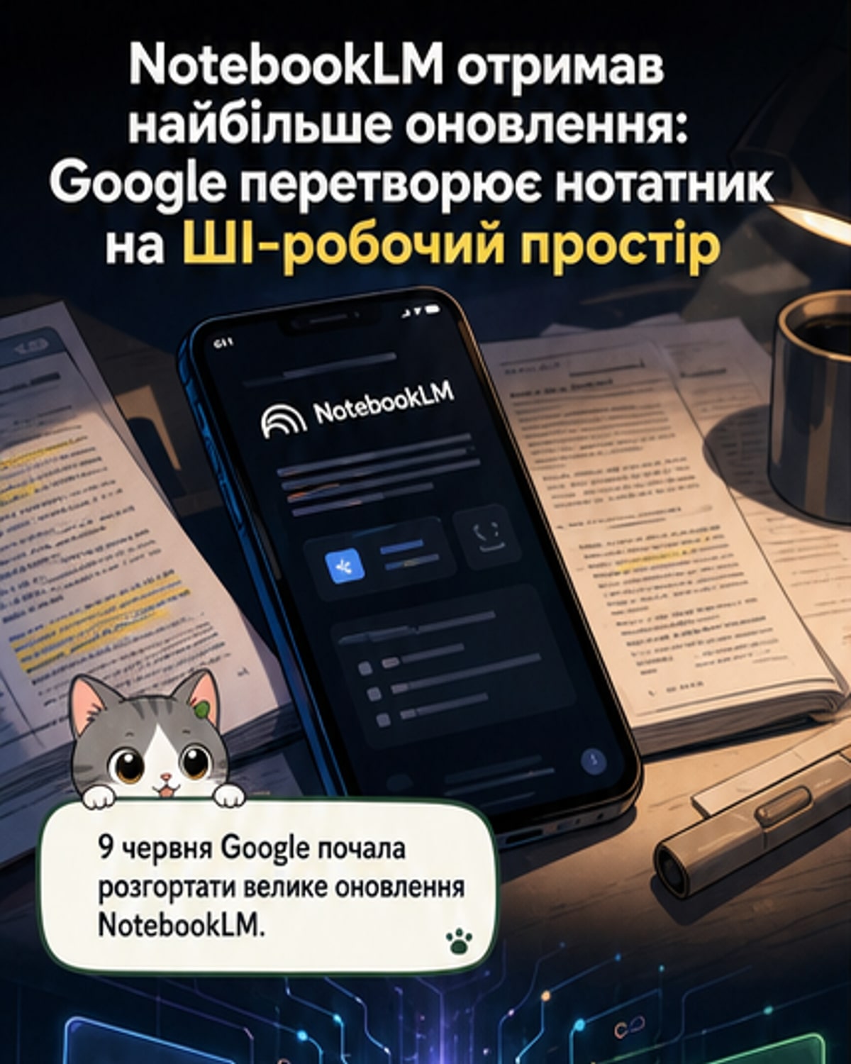 Google оновив NotebookLM