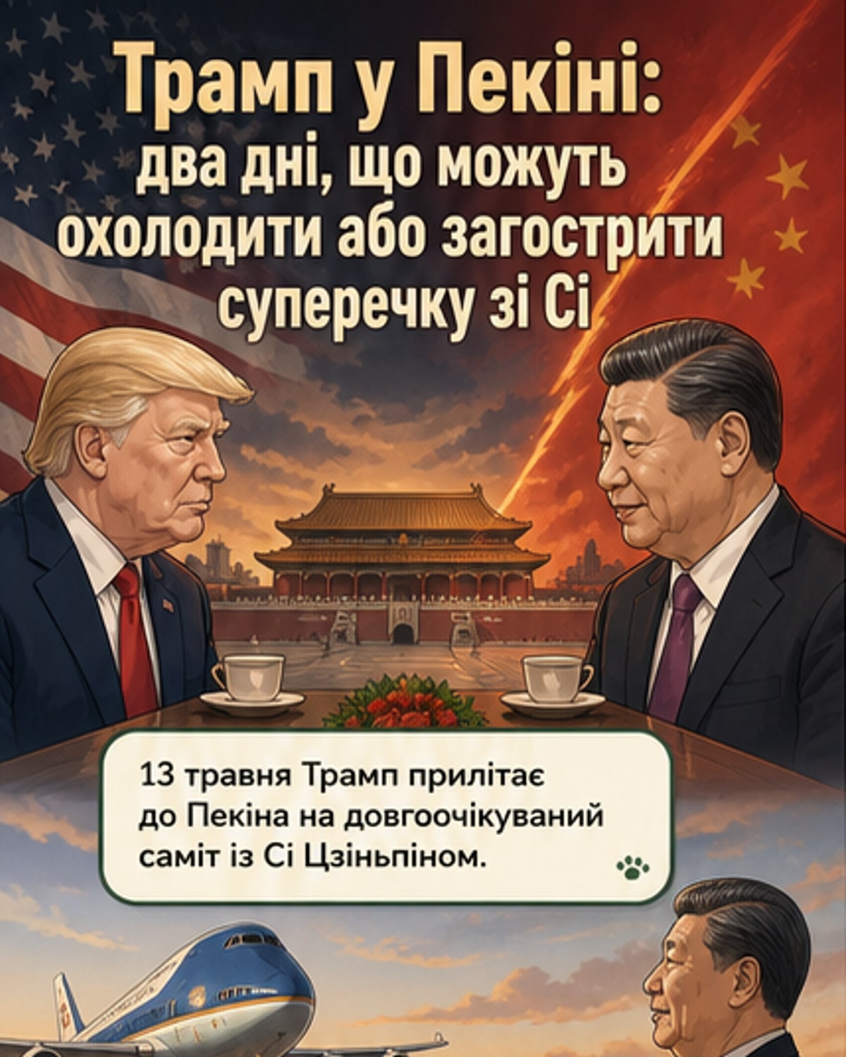 Трамп і Цзіньпін зустрінуться