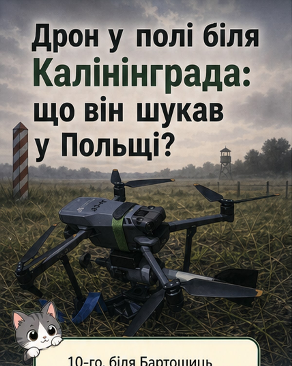 У Польщі знайшли російський розвідувальний дрон