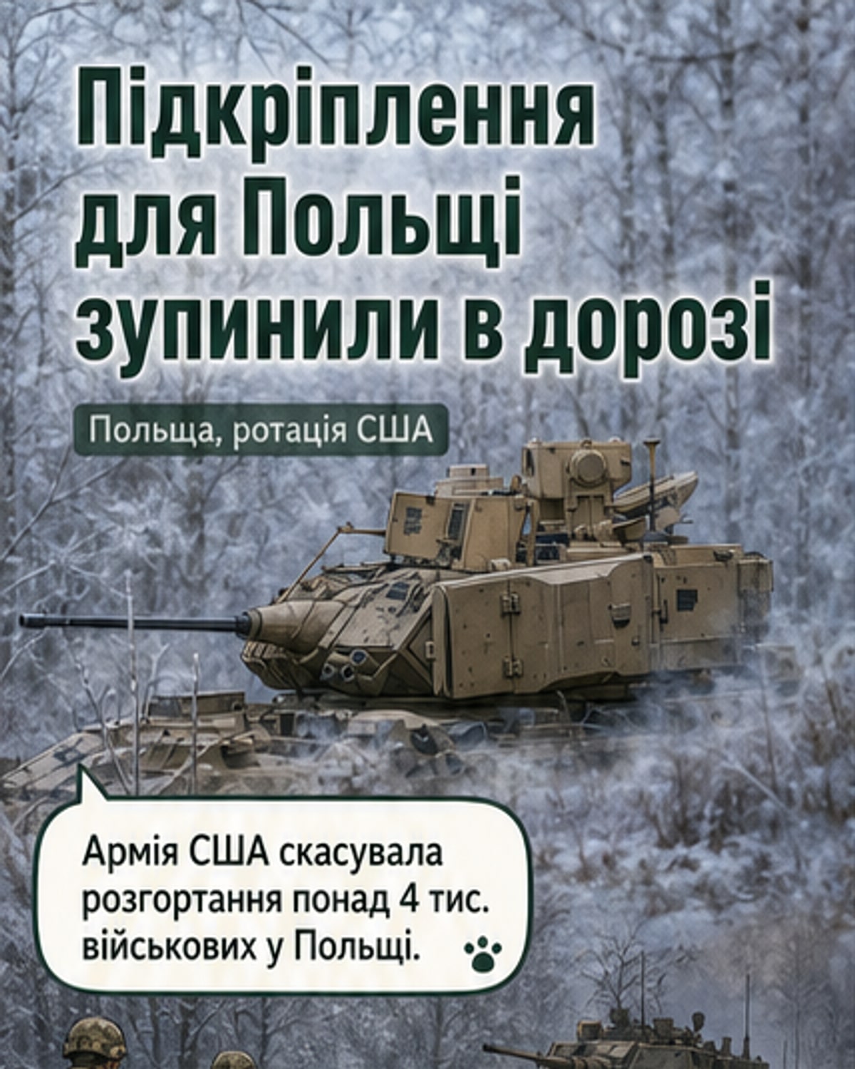 США скасували розгортання військ в Польщі