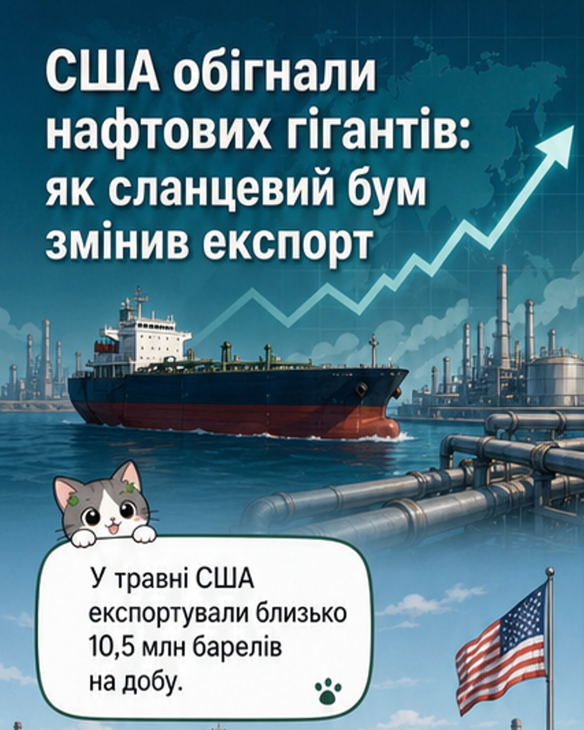 США стали найбільшим експортером нафти