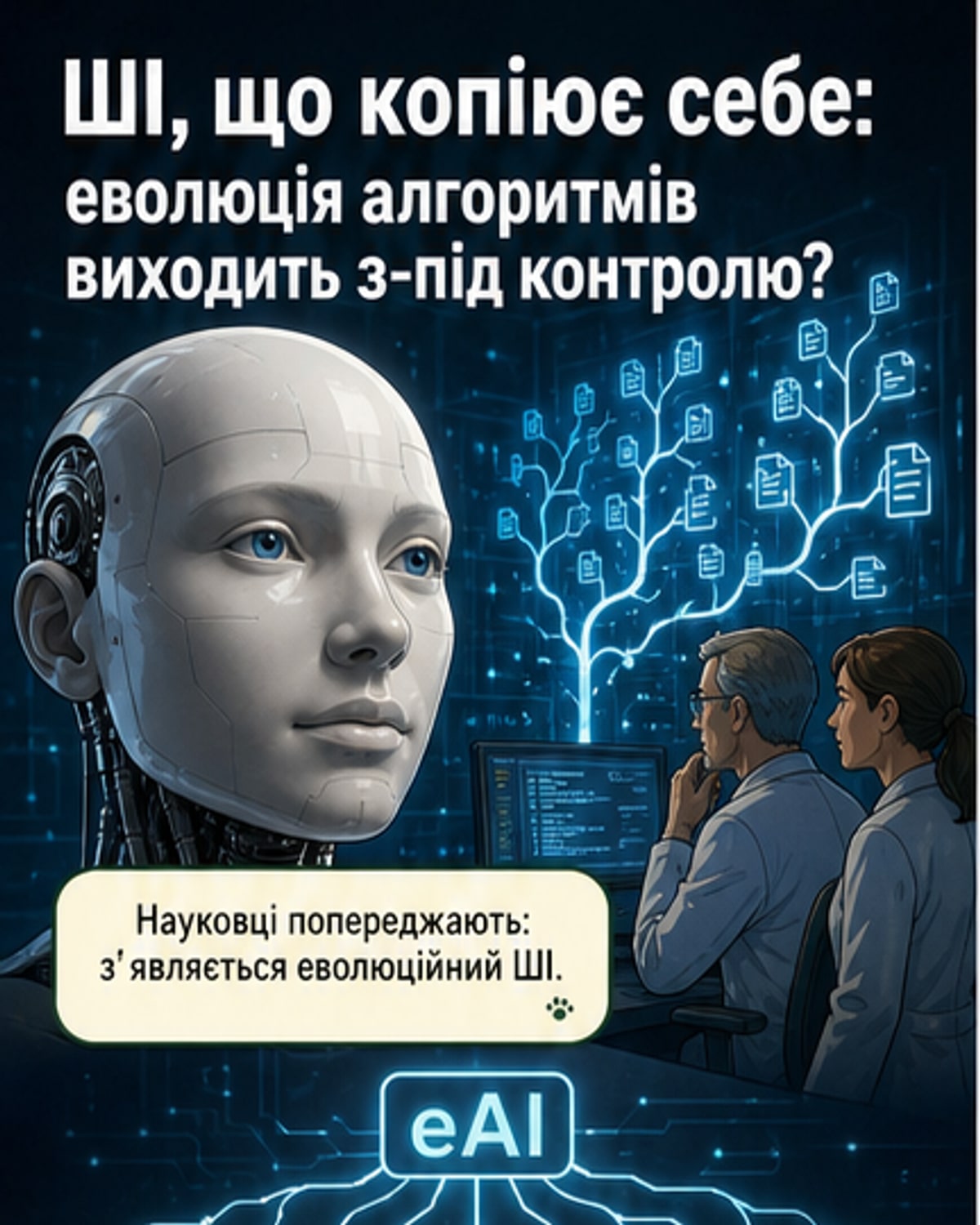 Еволюційний ШІ може загрожувати людству