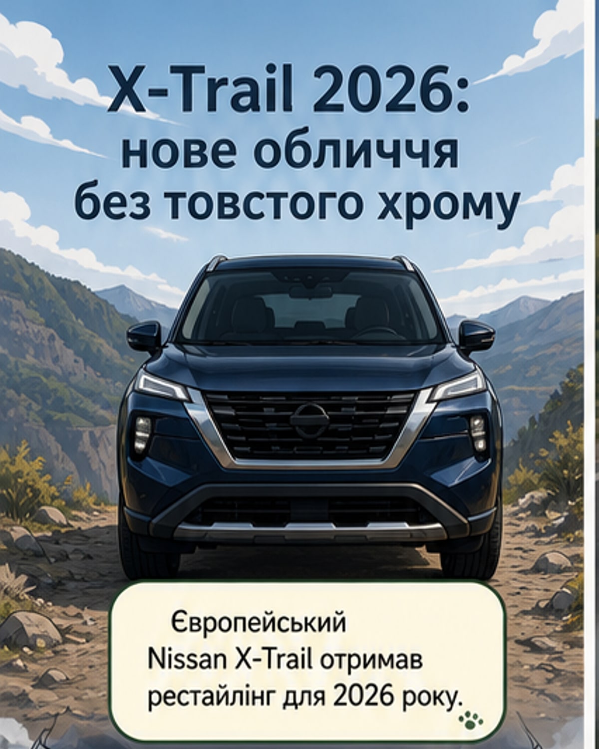 Оновлений Nissan X-Trail для Європи