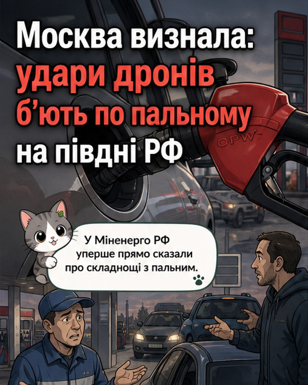 У Росії визнали проблеми з паливом