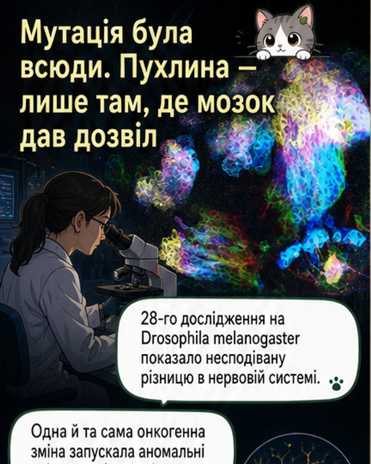 Мозок може стримувати рак ізсередини