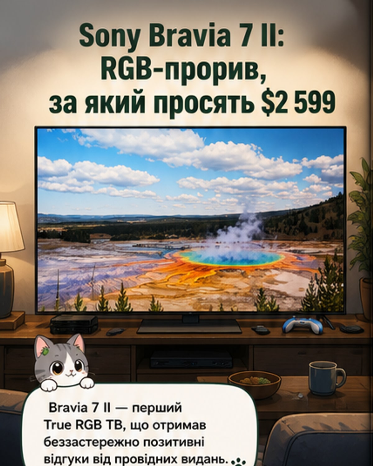 Sony Bravia 7 II: прорив у кольорах