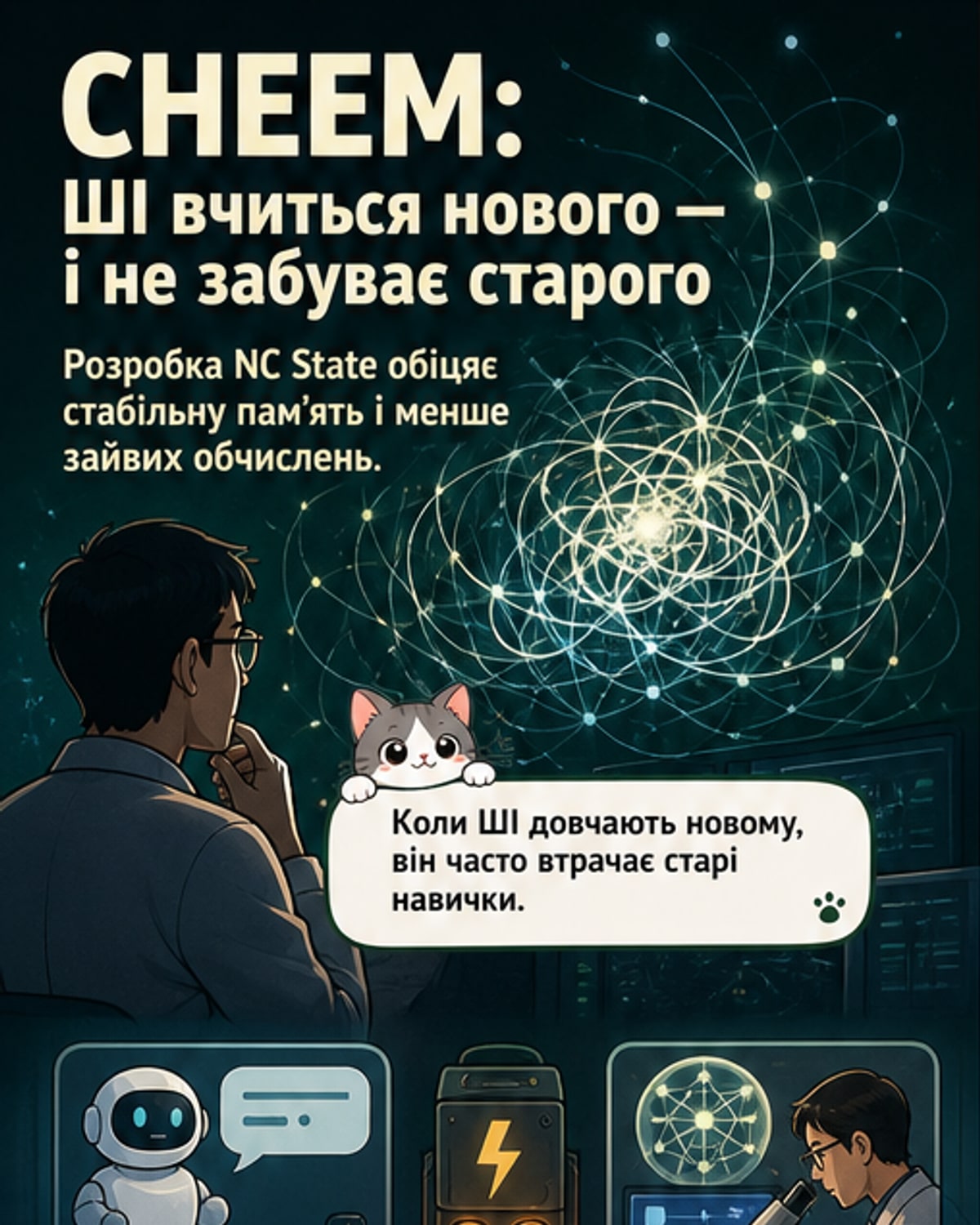 ШІ більше не забуває навчання