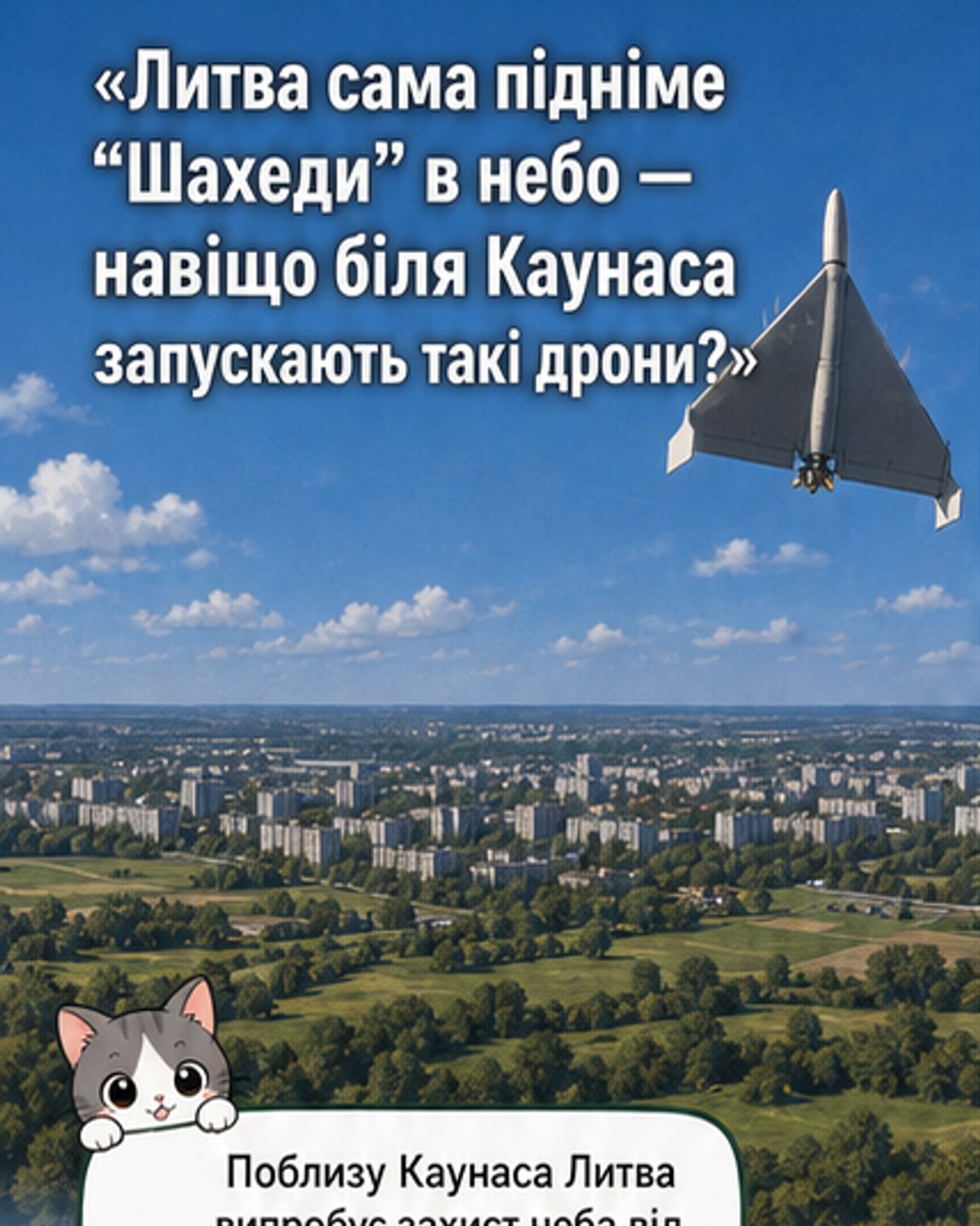 Литва тестує виявлення «Шахедів»