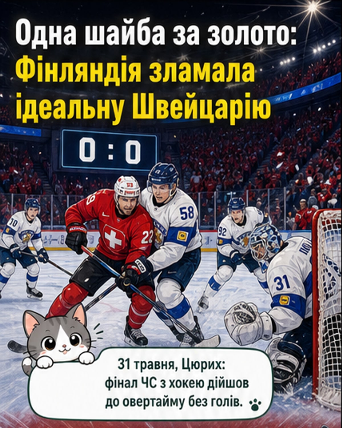 Фінляндія виграла чемпіонат світу