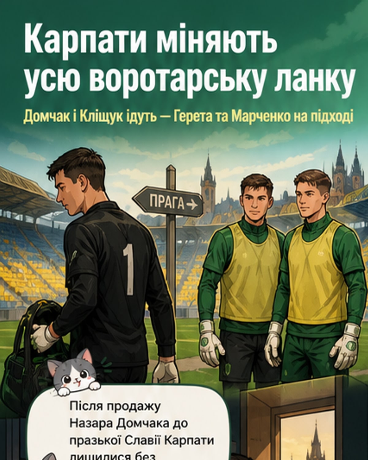 Карпати змінюють усіх воротарів