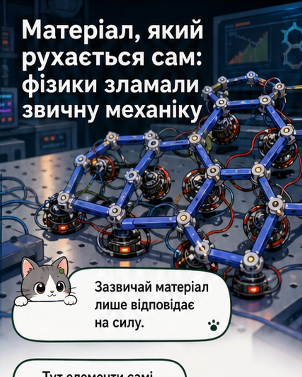 Матеріали, що самі повзуть і копають