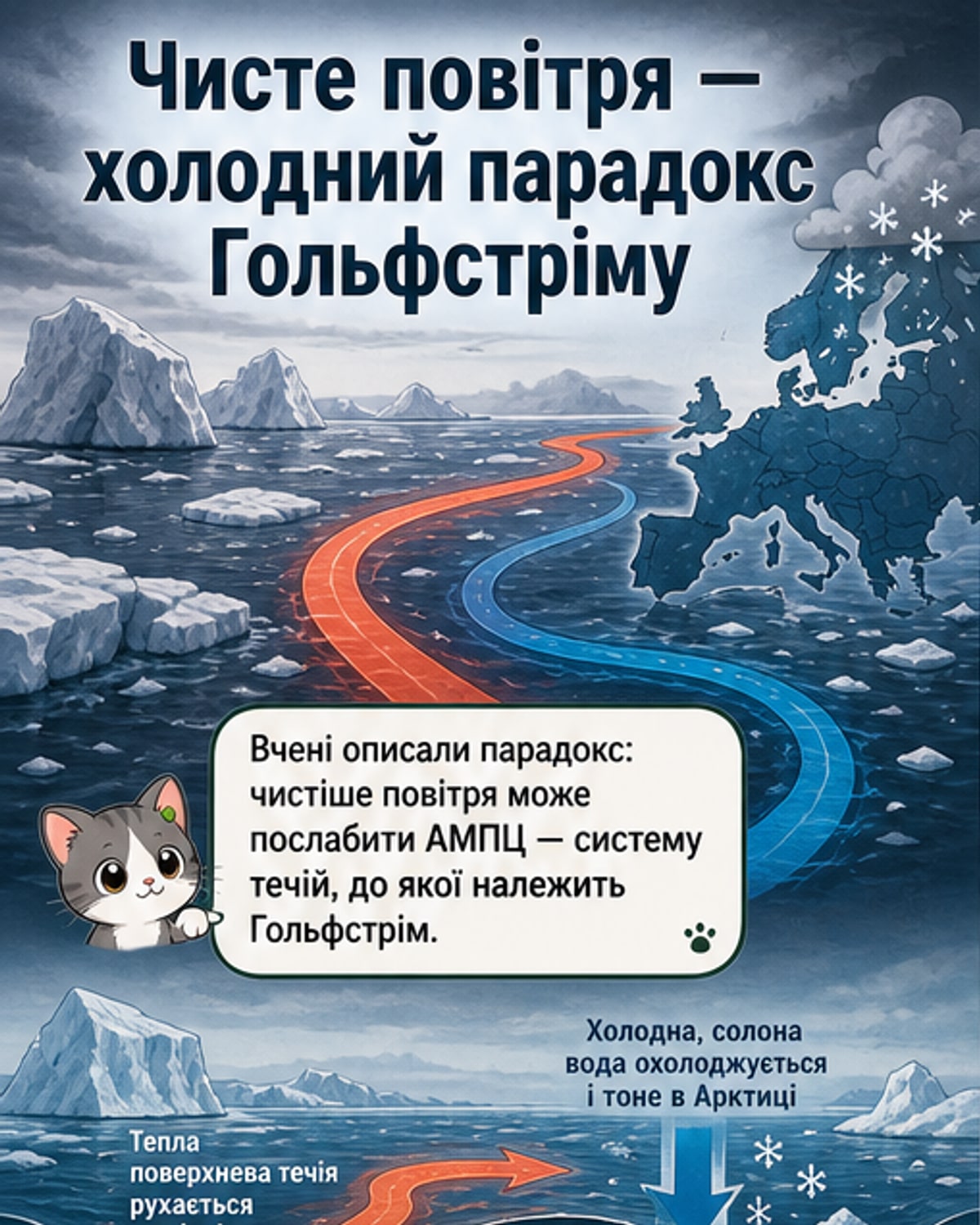 Чисте повітря вбиває Гольфстрім