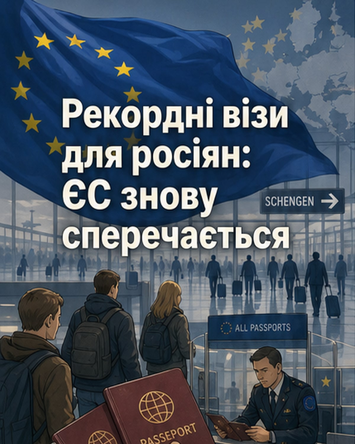 Росіяни отримали рекорд віз у 2025-му