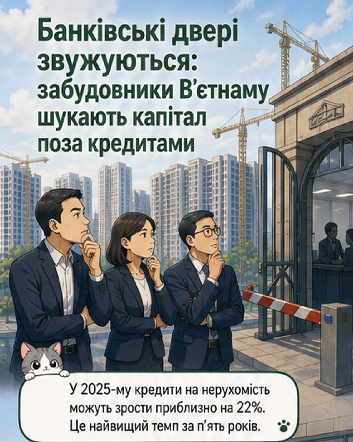 Будівельні компанії шукають нові джерела фінансування