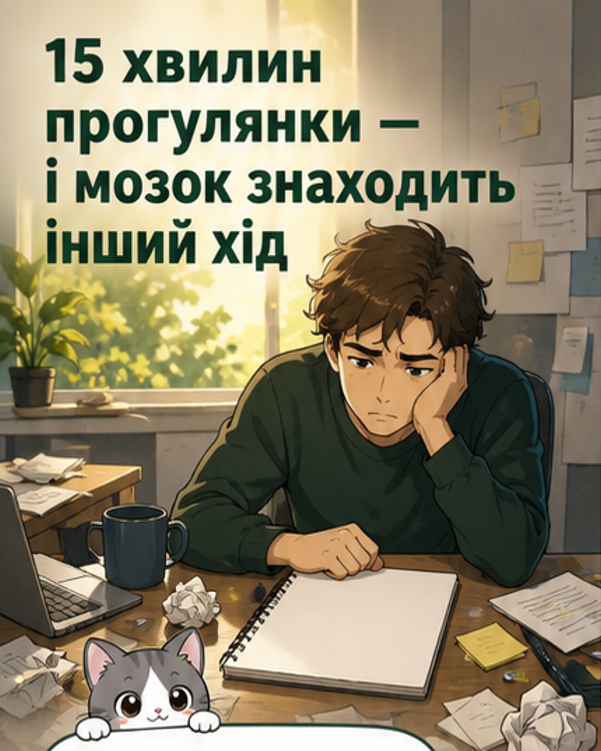 Як прогулянка перезавантажує мозок