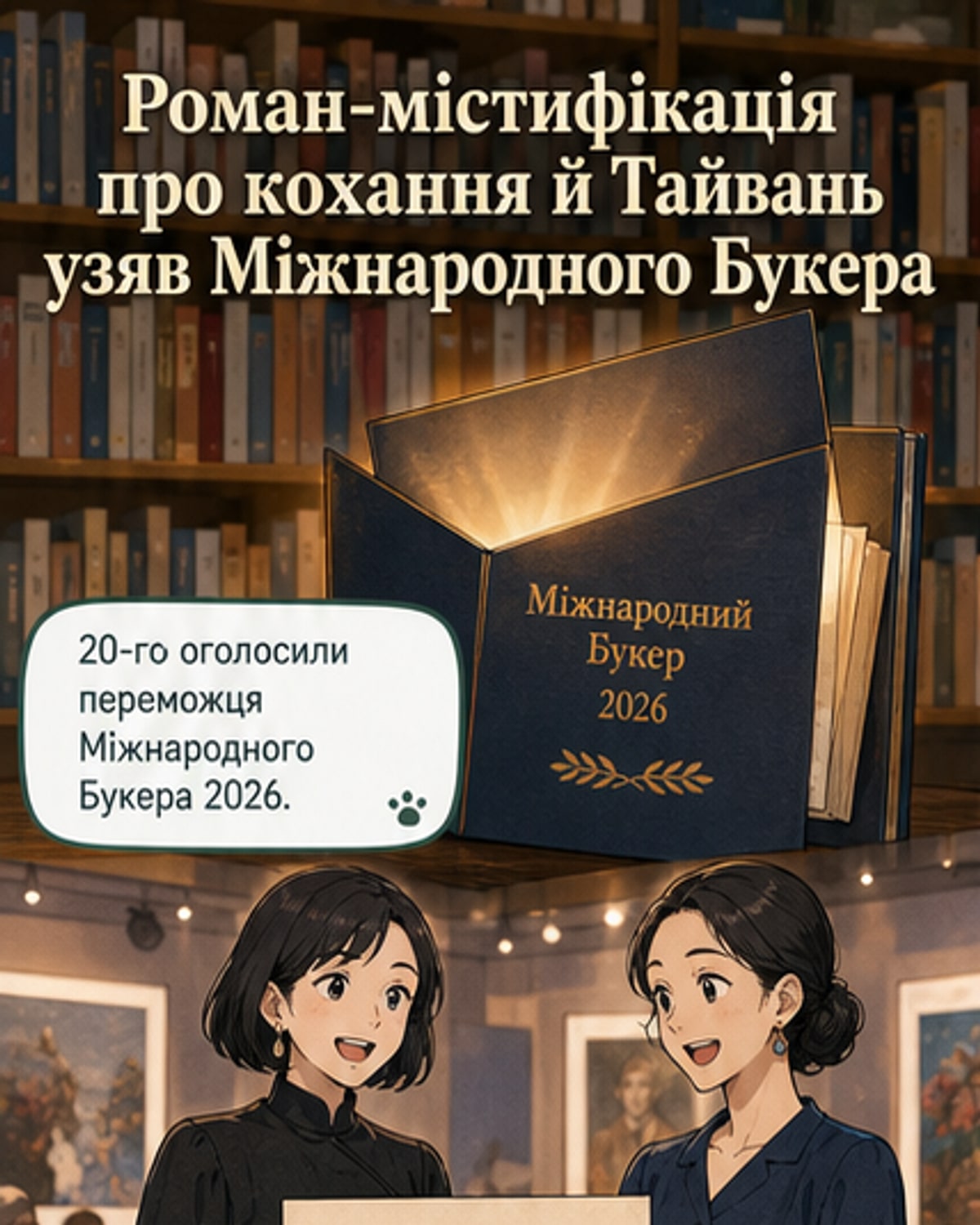 Роман з Тайваню отримав Букера