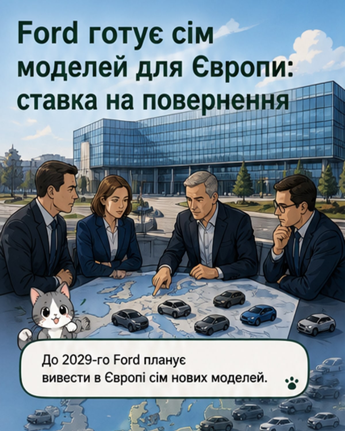 Ford випустить 7 нових моделей до 2029