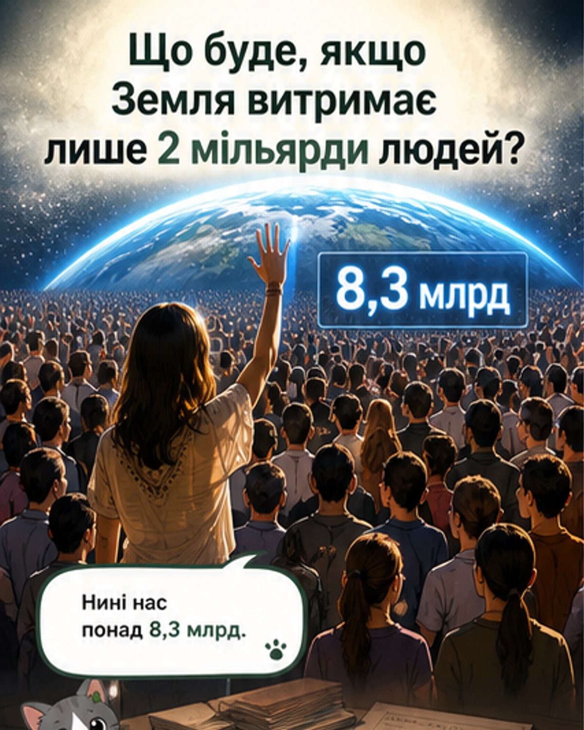 Населення може скоротитися вдвічі