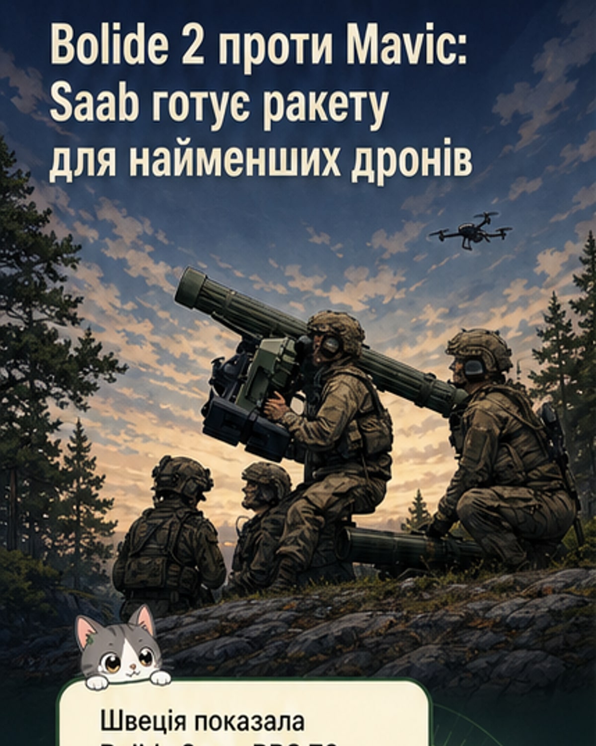 Нова ракета Saab збиває навіть Mavic