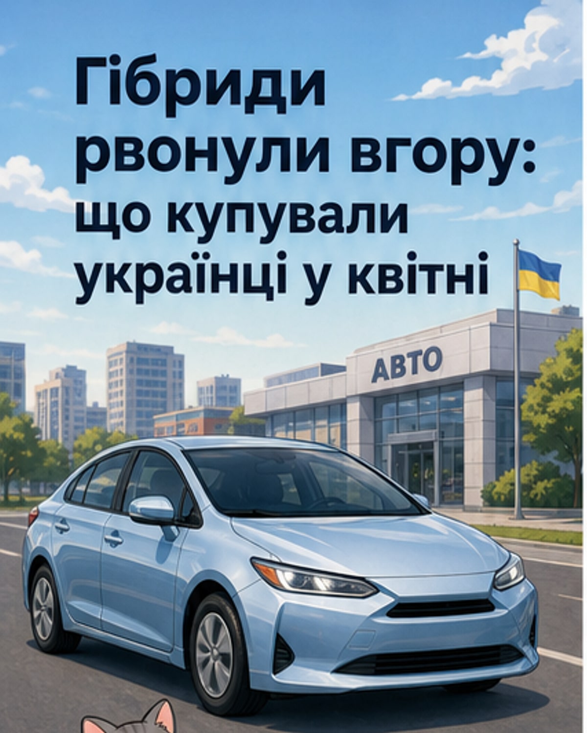 Продажі гібридів у квітні виростали на третину