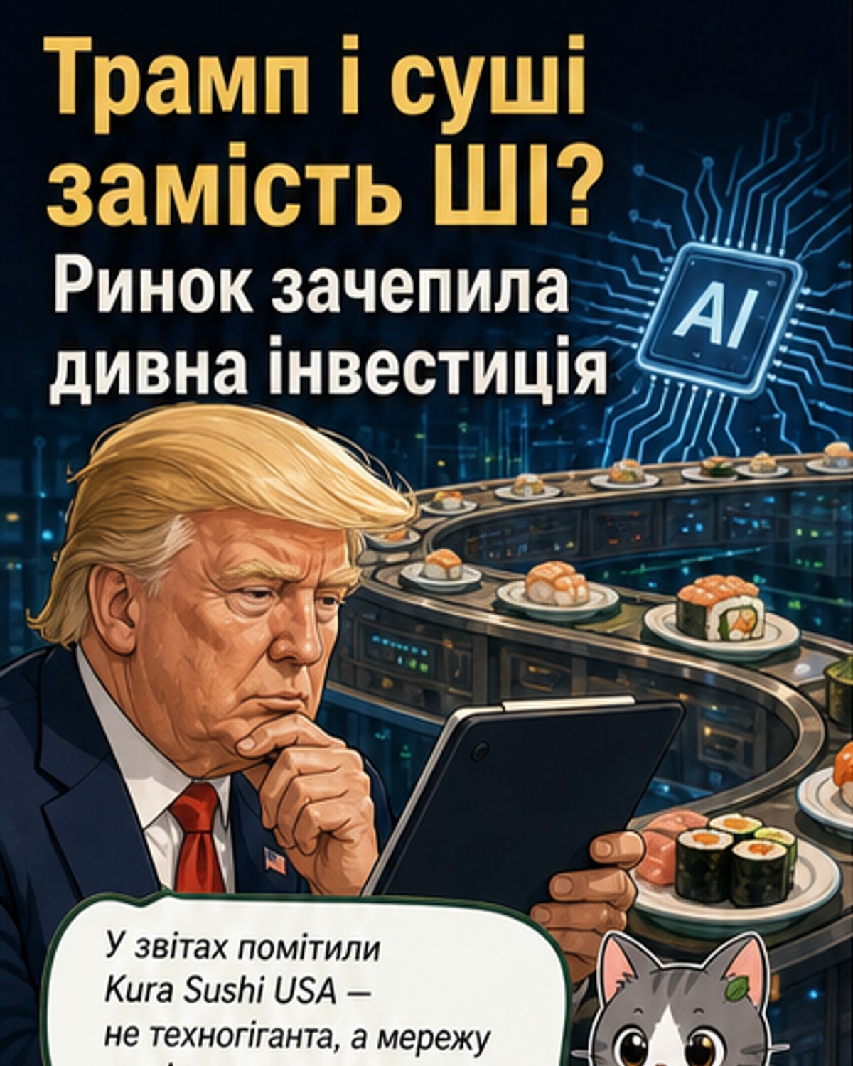 Трамп міг вкласти мільйони в суші-мережу