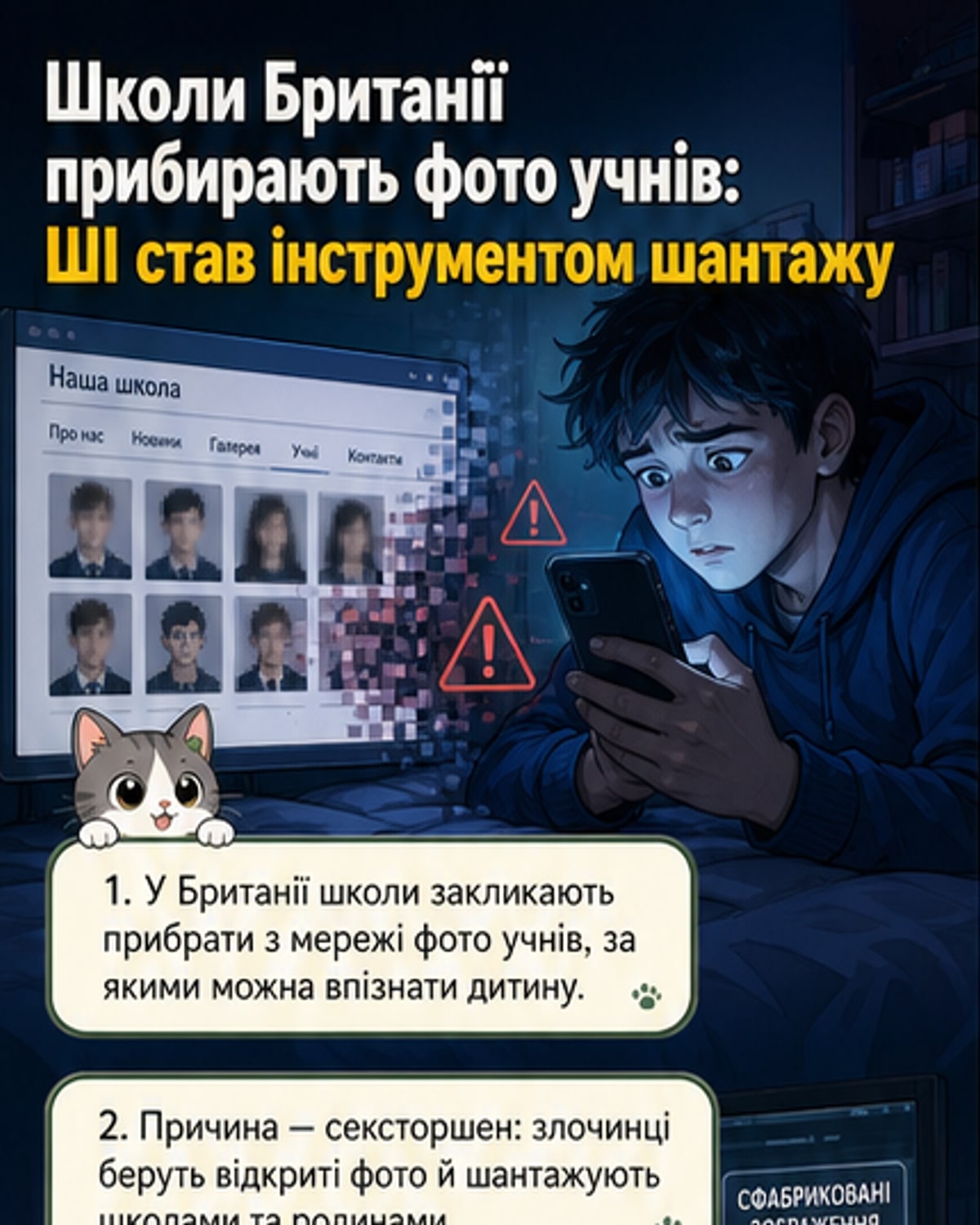 Школи попереджають: фото учнів у мережі — ризик