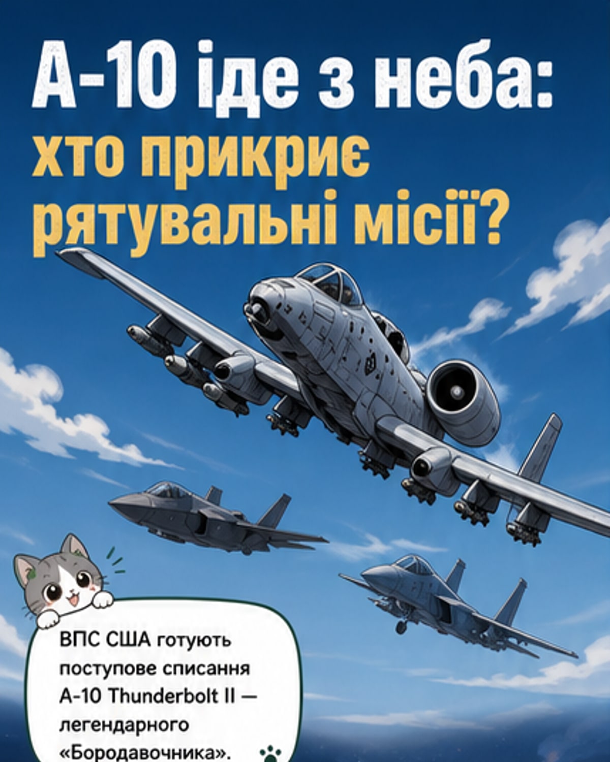 Хто замінить легендарний A-10?