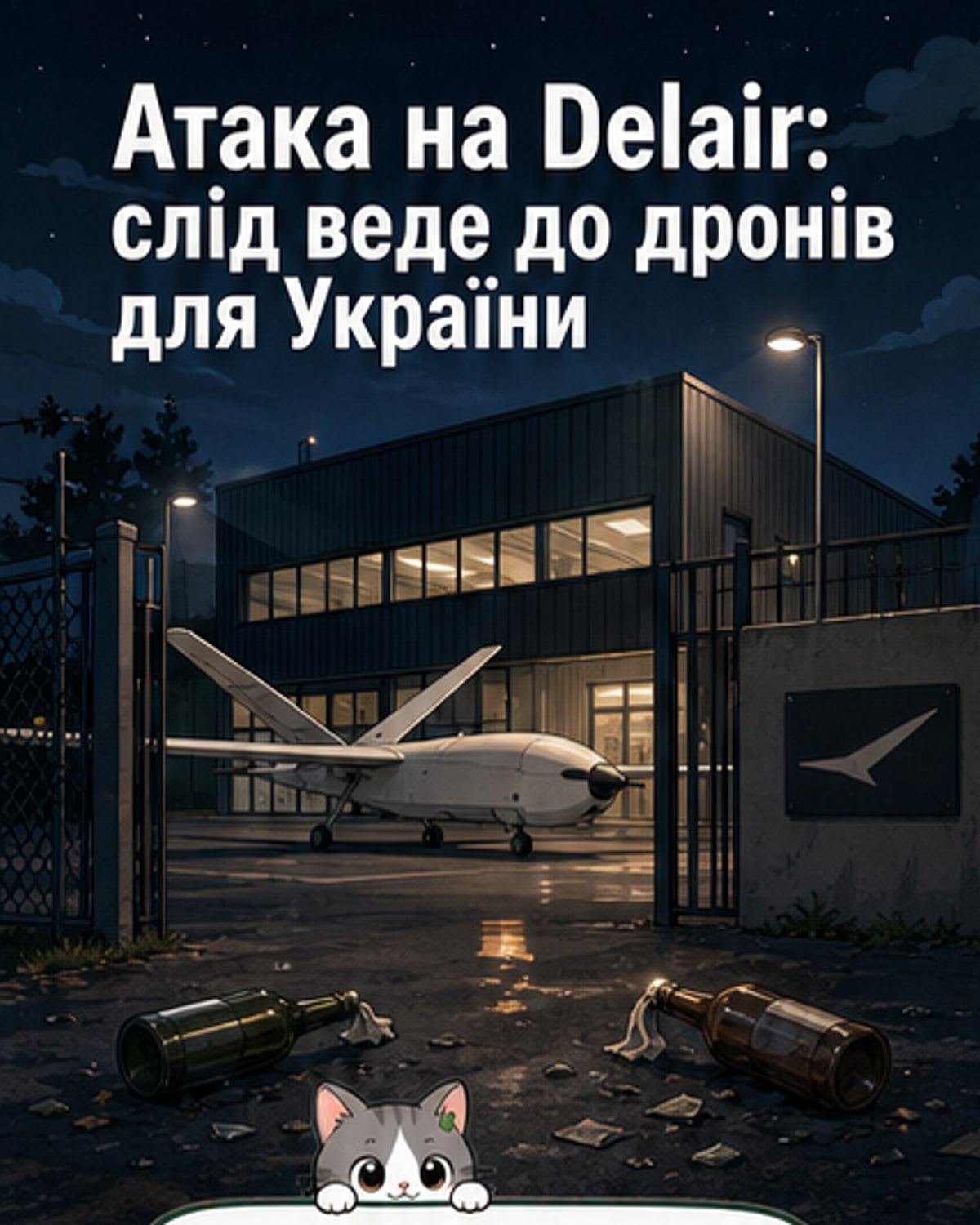 Атака на французького постачальника БПЛА для України