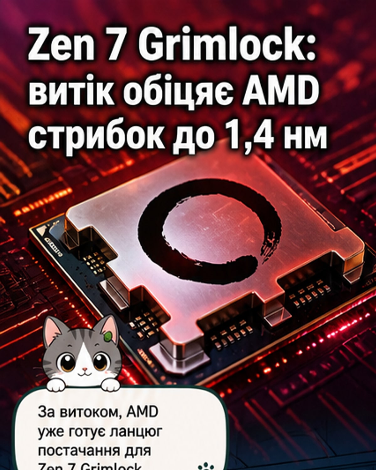 AMD готує процесори на 1,4 нм