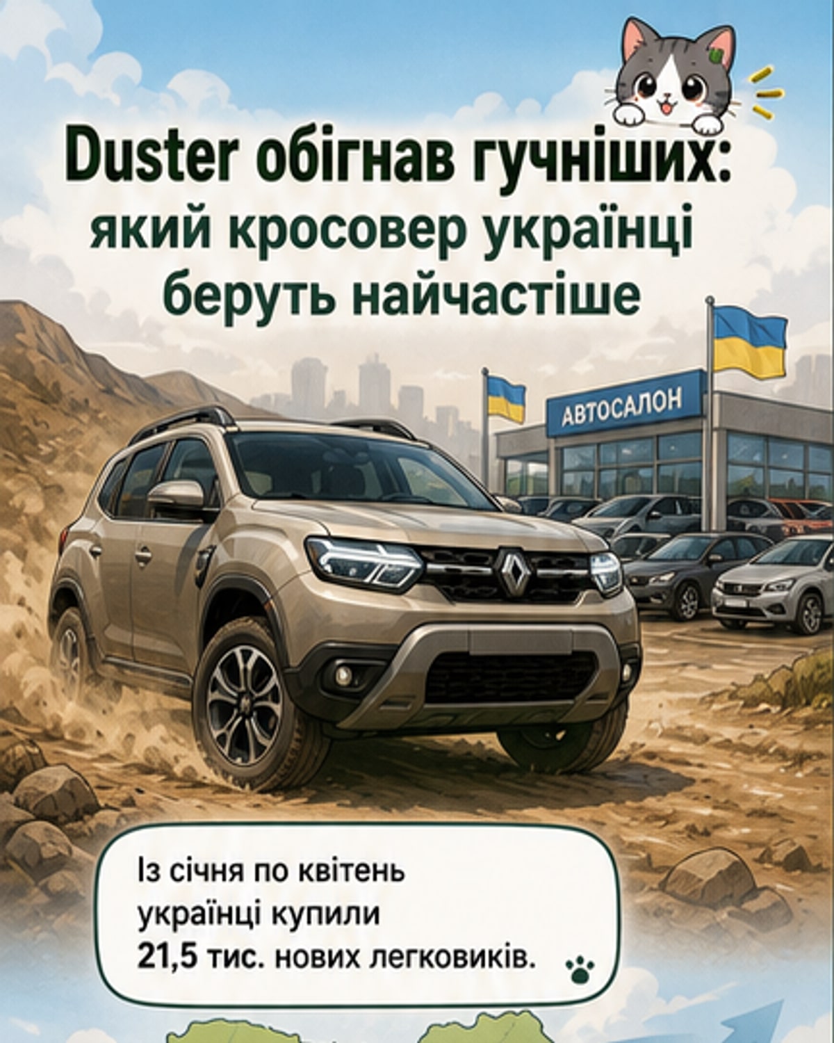 Найпопулярніший новий кросовер в Україні