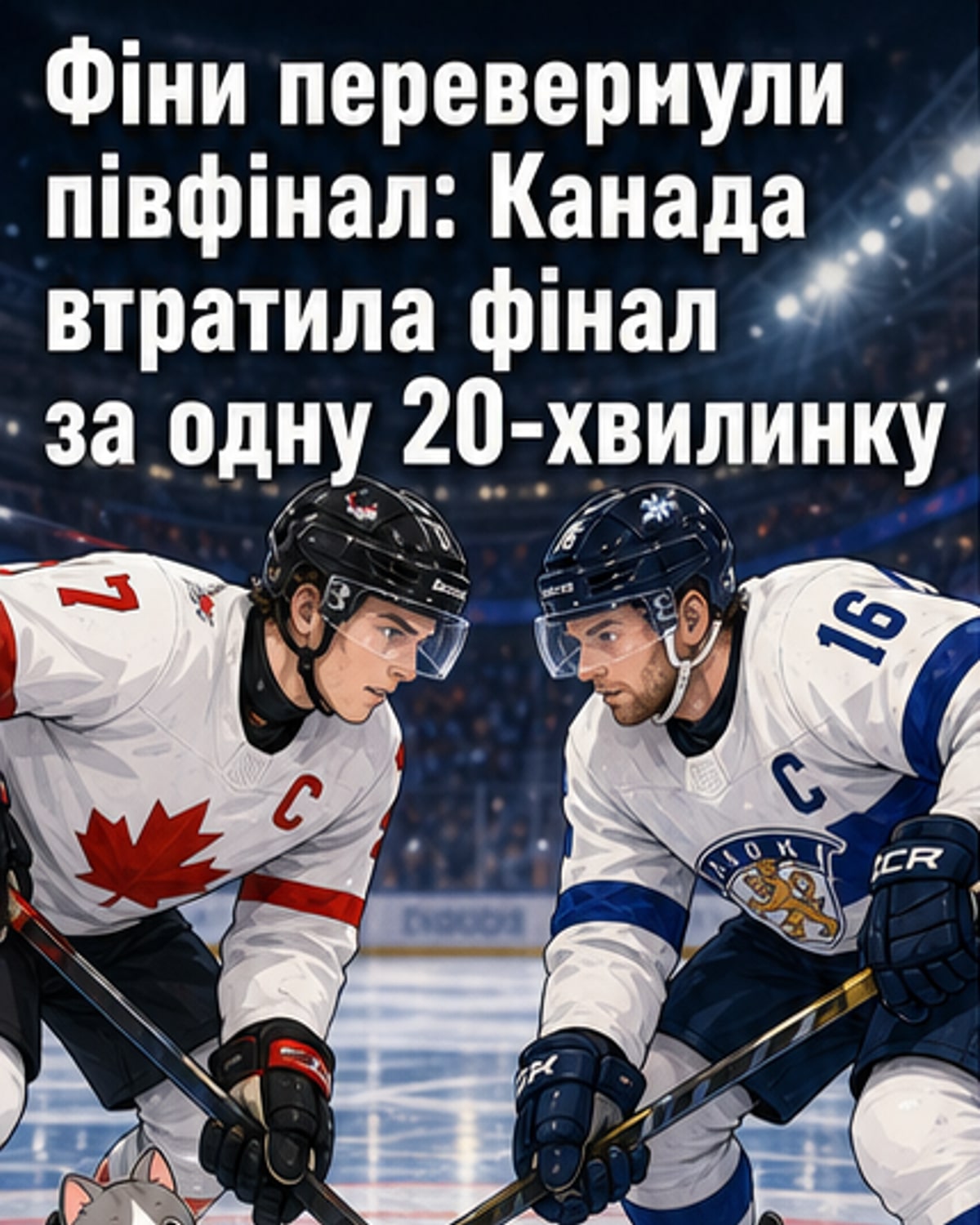 Фінляндія у півфіналі здолала Канаду