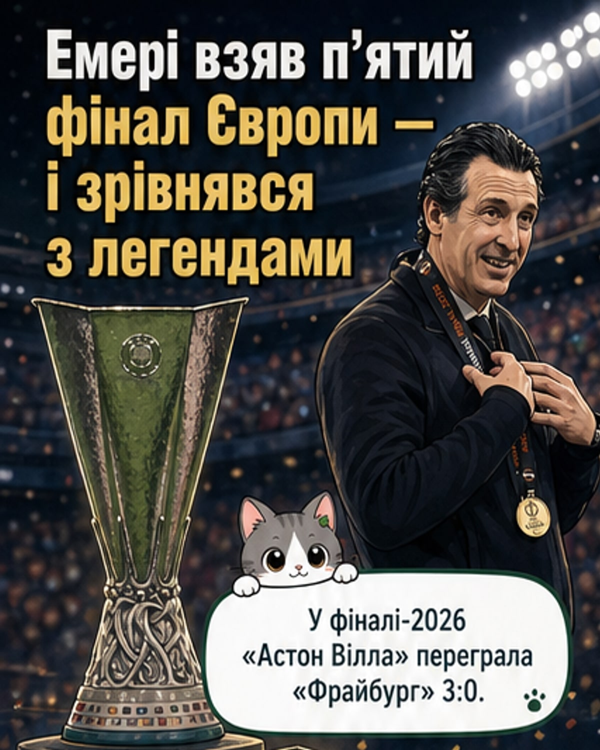 Емері повторив рекорд Анчелотті