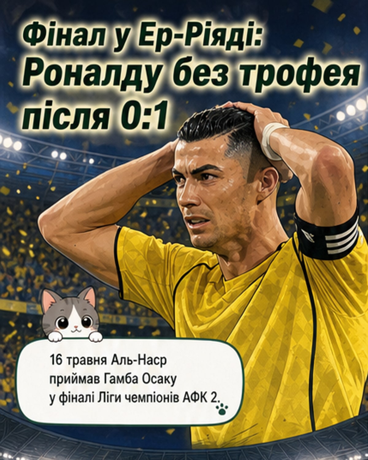 Аль-Наср програв Гамбі в фіналі Ліги чемпіонів