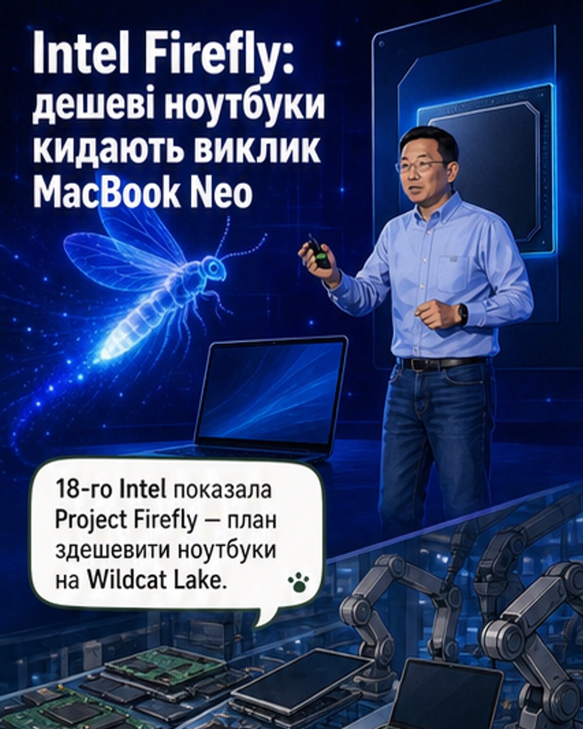 Intel кидає виклик Apple дешевшими ноутбуками