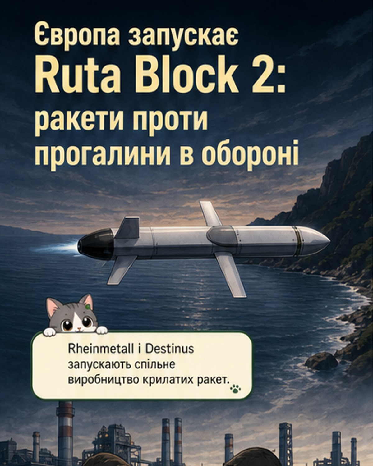 У ЄС стартує виробництво ракет Ruta Block 2