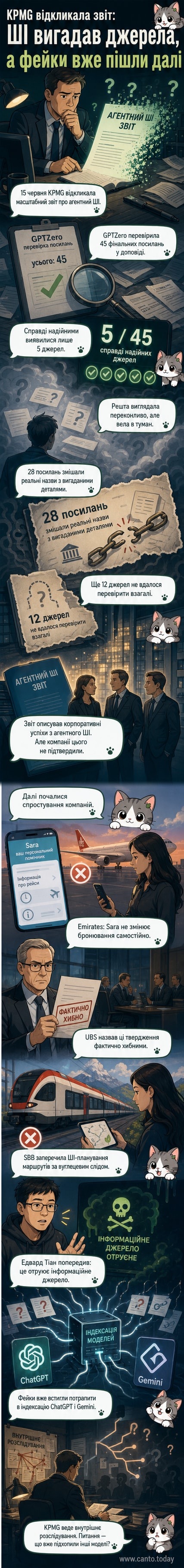 Візуалізація: ШІ-робот генерує паперові звіти з фейковими посиланнями, які потрапляють у хмарні сервери ChatGPT і Gemini