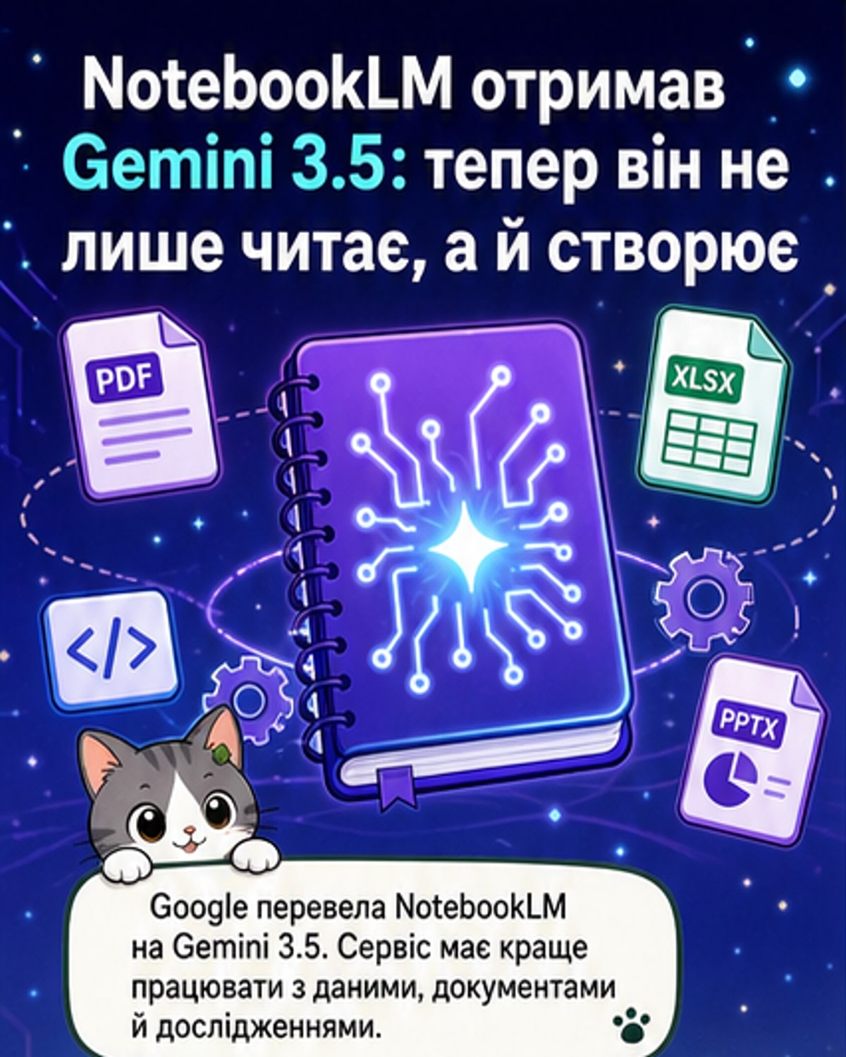 Google посилив NotebookLM через Gemini