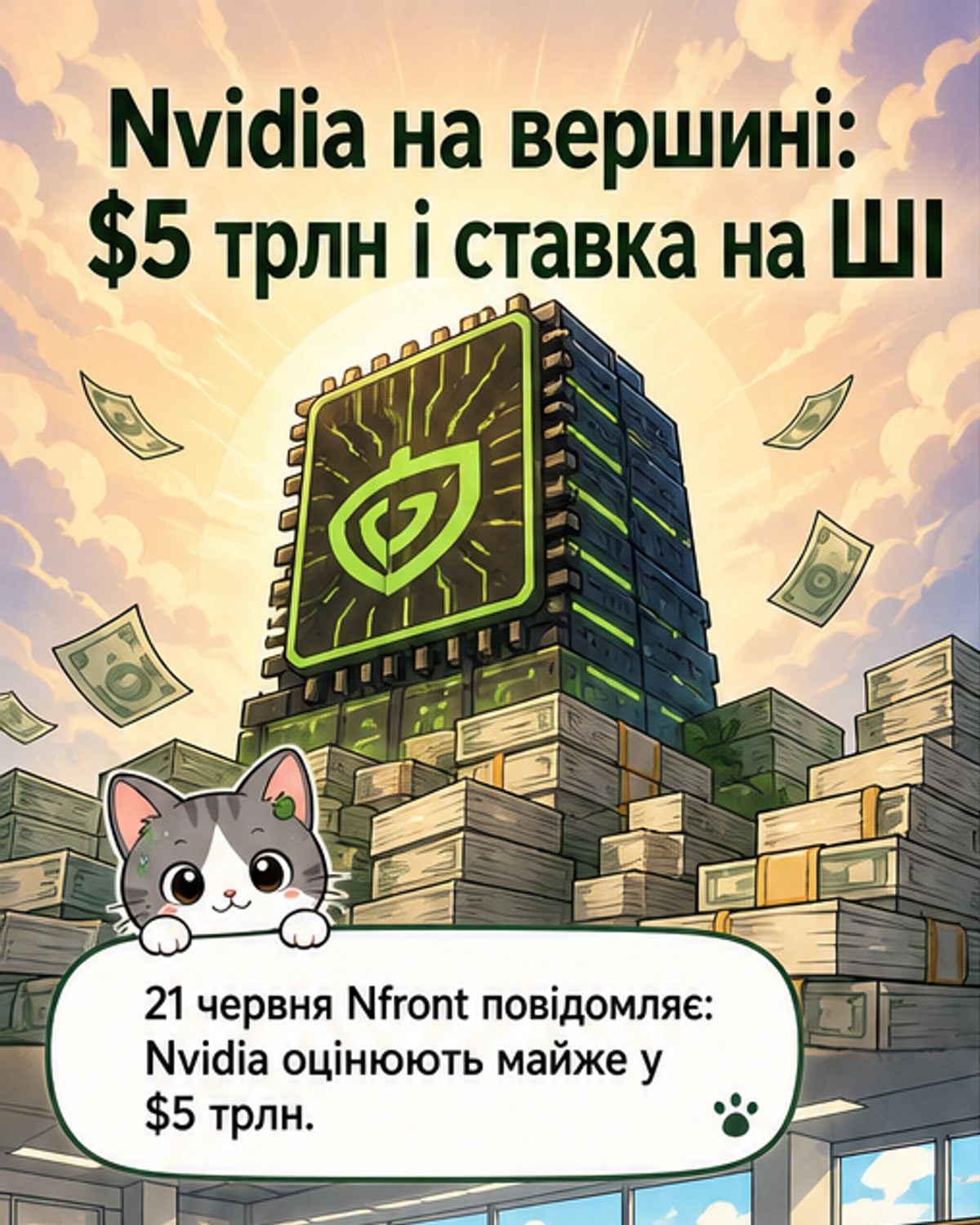 Nvidia — найдорожча компанія світу