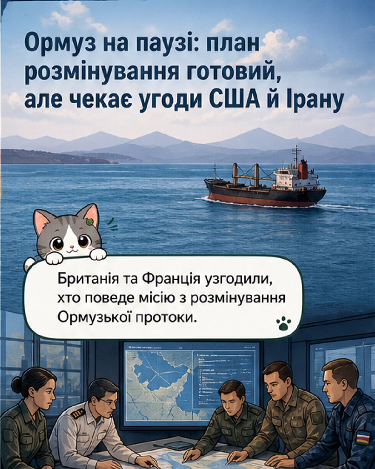 Британія та Франція готують місію в Ормузькій протоці