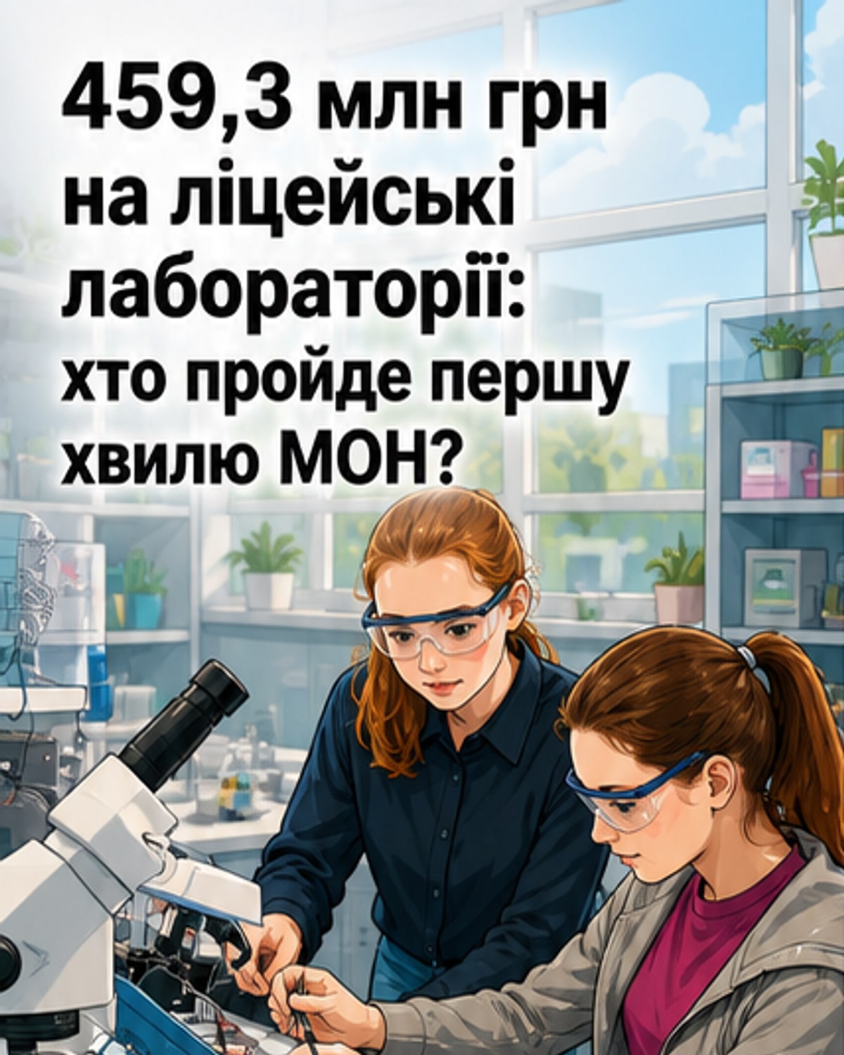 Ліцеї отримають нові лабораторії