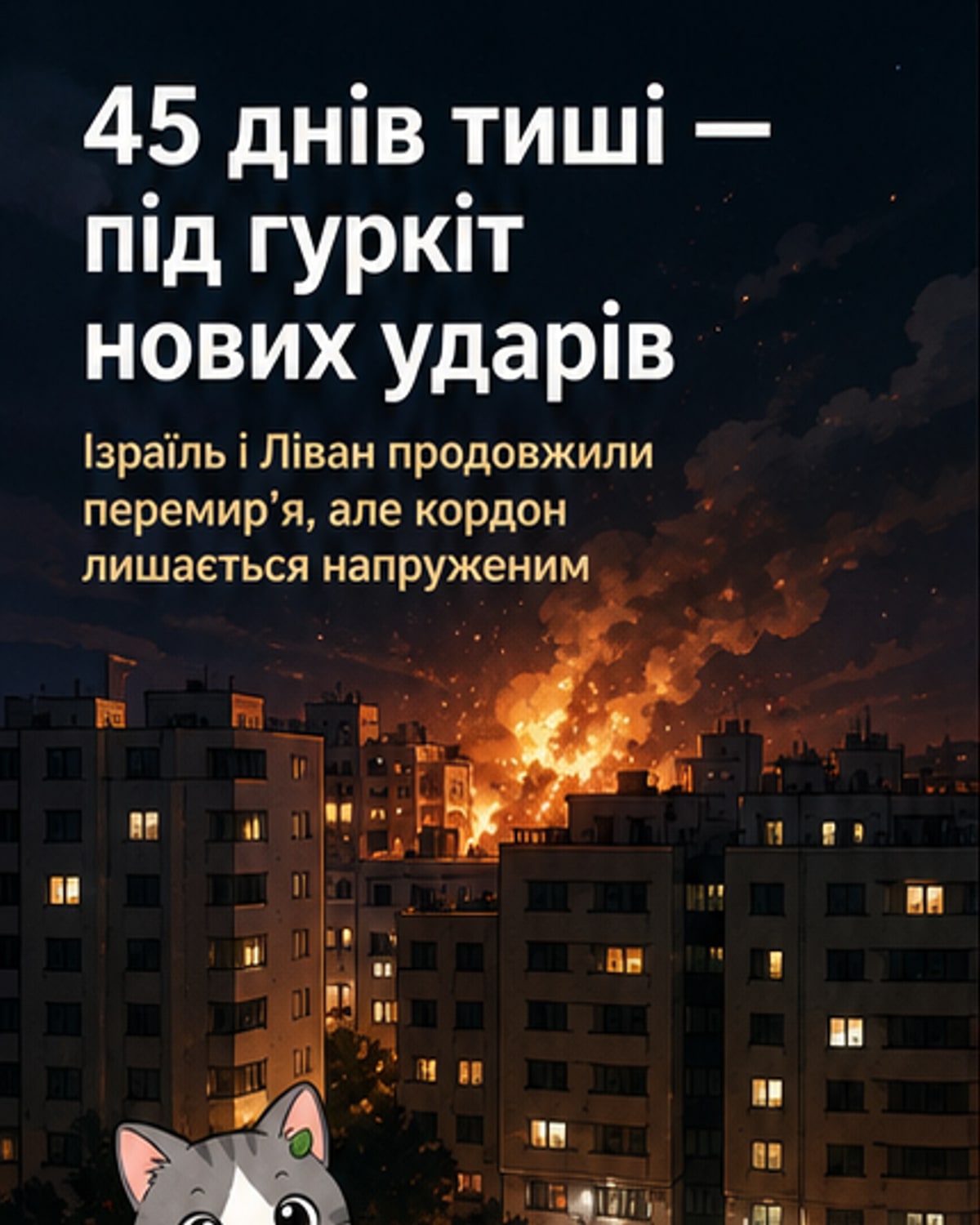 Ізраїль і Ліван продовжили перемир’я
